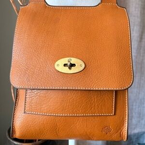 Mulberry Oak NVT Leather Unisex Messenger Bag